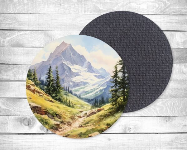 In The Valley, Absorbent Drink Coasters, Individual or set of 4, Non-Slip Base, Neoprene, Gift, Everyday Use 3