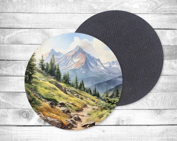 In The Valley, Absorbent Drink Coasters, Individual or set of 4, Non-Slip Base, Neoprene, Gift, Everyday Use 2