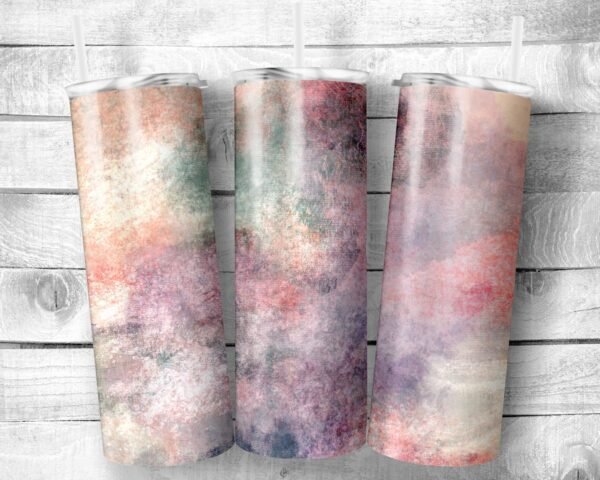 Muted Clouds, 20oz Skinny Straight Tumbler, Stainless Steel, Travel Cup, Gift, Everyday Use
