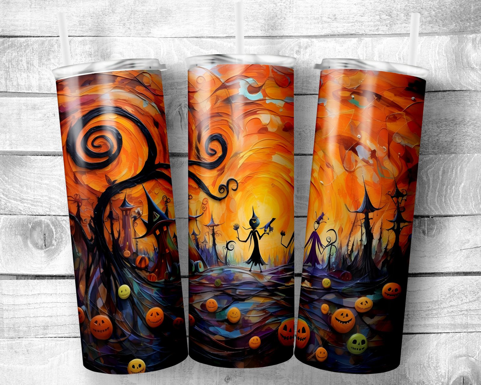 Spooky Halloween Custom Tumblers and Mugs