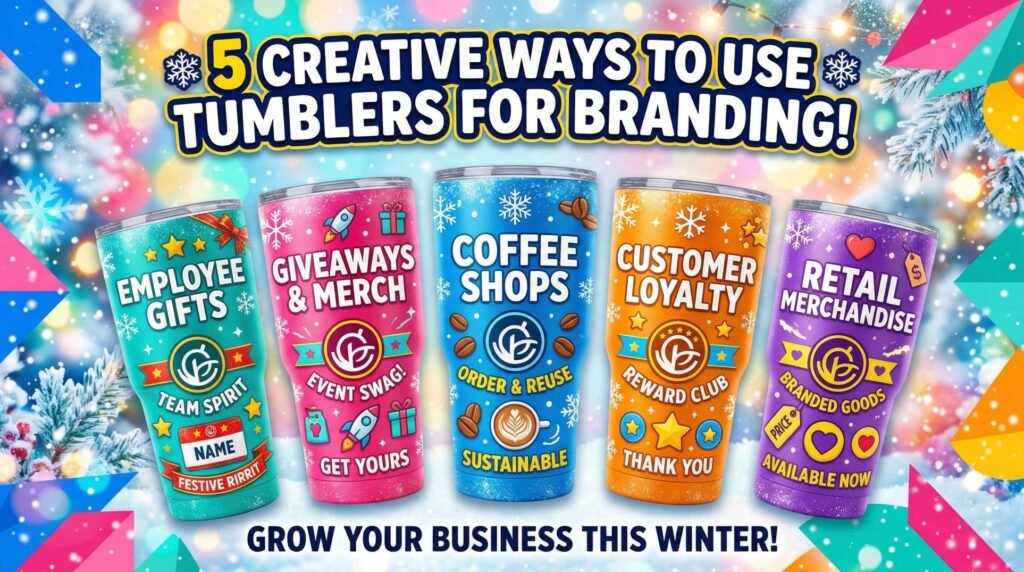 5 Creative Ways Businesses Use Custom Tumblers for Branding