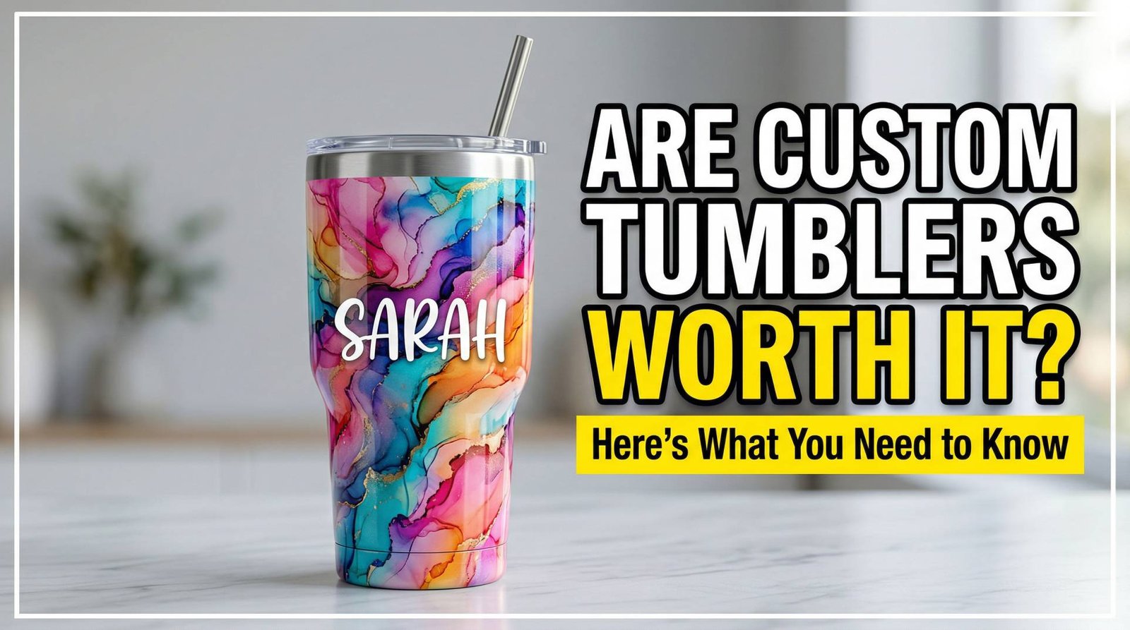 Are Custom Tumblers Worth It Here's What You Need to Know