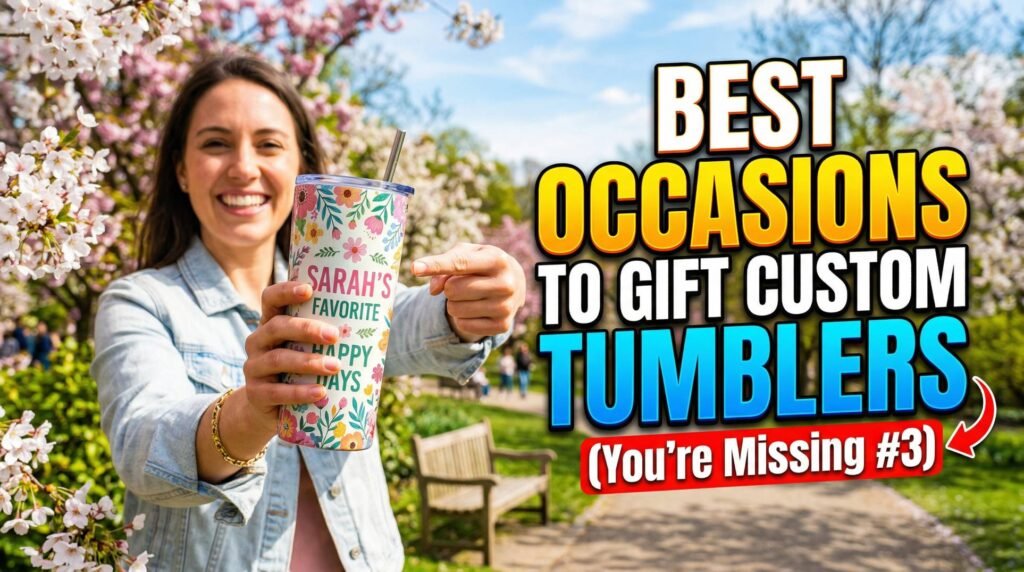 Best Occasions to Gift Custom Tumblers (You’re Missing #3)