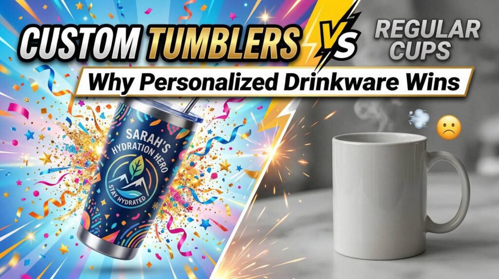 Custom Tumblers vs Regular Cups Why Personalized Drinkware Wins