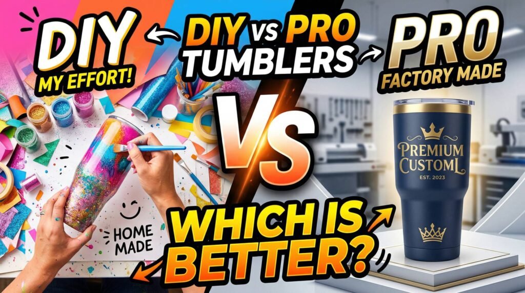 DIY vs Professionally Made Custom Tumblers Which Is Better